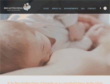 Tablet Screenshot of breastfeedingcenterofgreenville.com